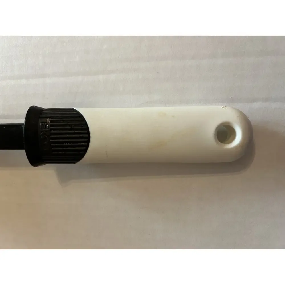 Vintage‎ EKCO Gravy Ladle Nylon Plastic White Black 12” Length